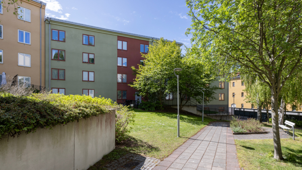 Konstantinopel fotograferad från den inhägnande innergården.